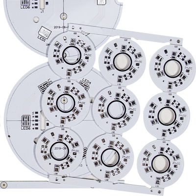 LED 점화를 위한 백색 땜납 가면 알루미늄 단 하나 편들어진 PCB SMT
